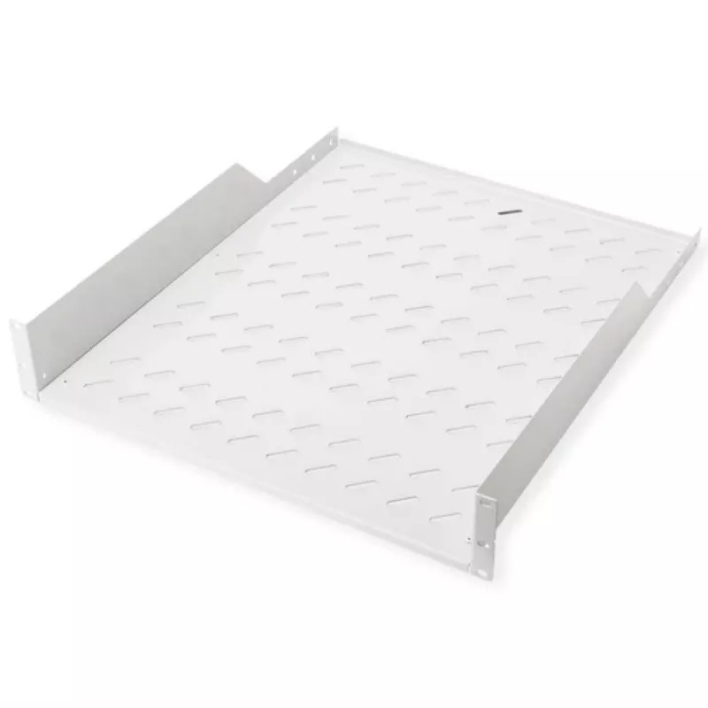 Serverschiene ROLINE 26.21.0022 — 2U (2 HE) 550 mm Tiefe, 25 kg Tragfähigkeit, grau
