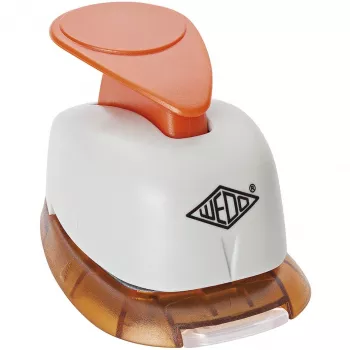 Shape craft punch WEDO Heart Shape Grau Orange