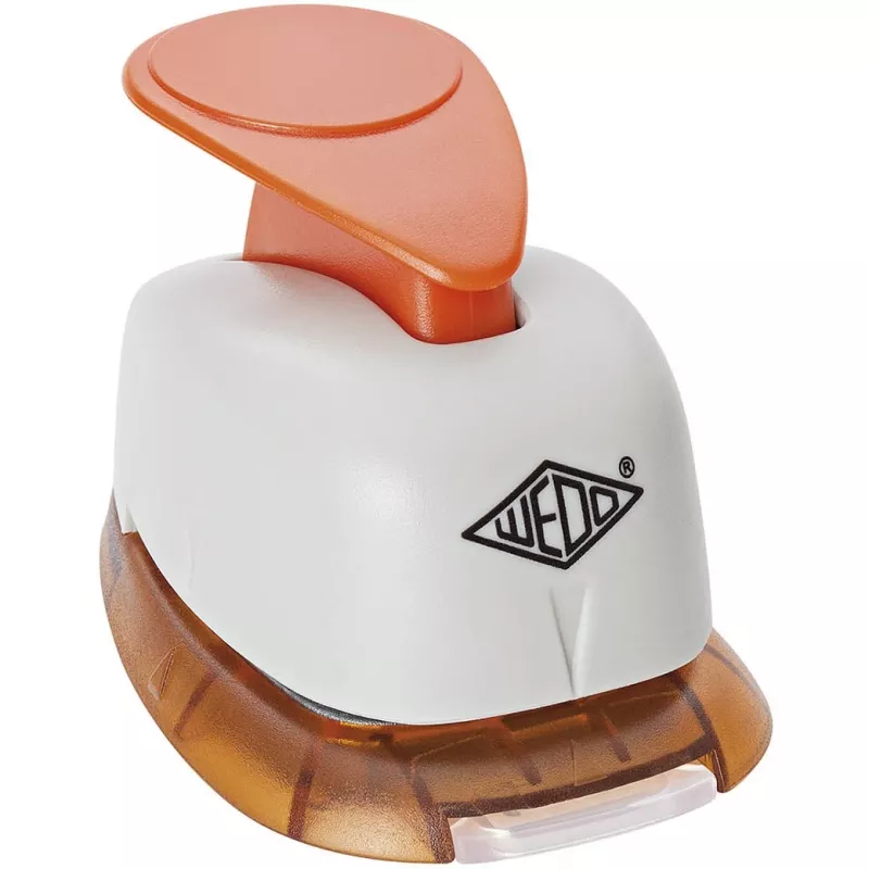 Shape craft punch WEDO Heart Shape Grau Orange