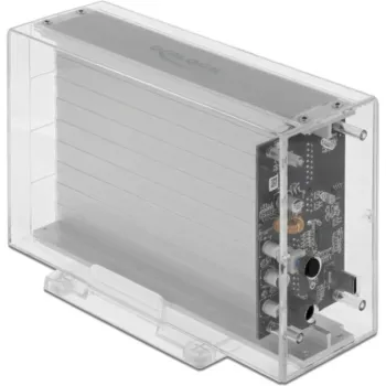 HDD/SSD-Gehäuse DeLOCK 42624 Transparent 2,5/3,5 Zoll