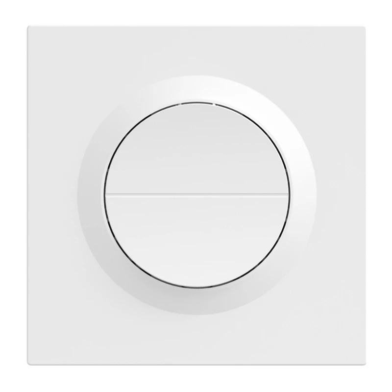 Wandmontierter ZigBee-Zweikanal-Smart-Schalter Sonoff MINI-ZB2GS-E für zwei Stromkreise, kompatibel mit Unterputz-/Hutschienenmontage