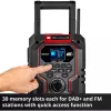 Tragbares Radio EINHELL TE-CR 18 Li DAB+ FM Bluetooth USB, batteriebetrieben (TE-CR 18 Li kompatibel)