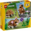 LEGO CREATOR 3 IN 1 31376 Süßer Hamster mit Blume