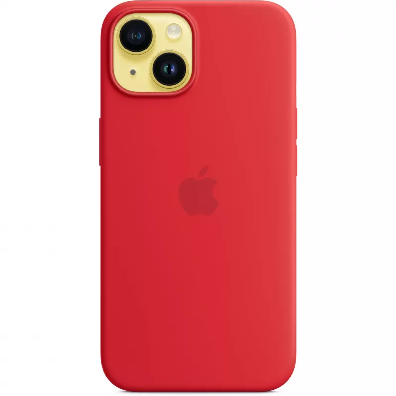 Apple iPhone 14 Silikon-Case mit MagSafe, (PRODUCT)Rot