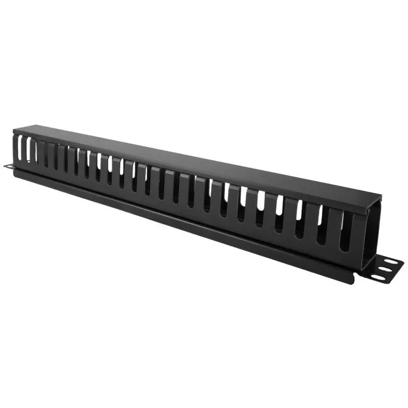 Kabelbox Alantec PK008 Wandorganizer 1U schwarz Metall/Kunststoff