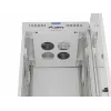 19 Zoll 42U LANBERG Stand-Rack-Schrank 600×600 mm Grau mit Glastür und LCD (flach Pack)