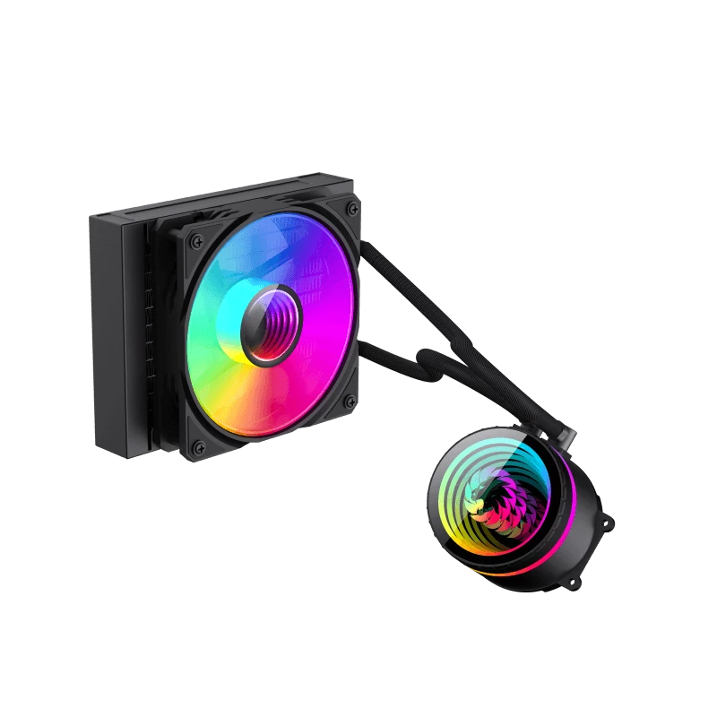 Gamemax | CPU-Flüssigkeitskühler | ICEBURG 120 | Schwarz
