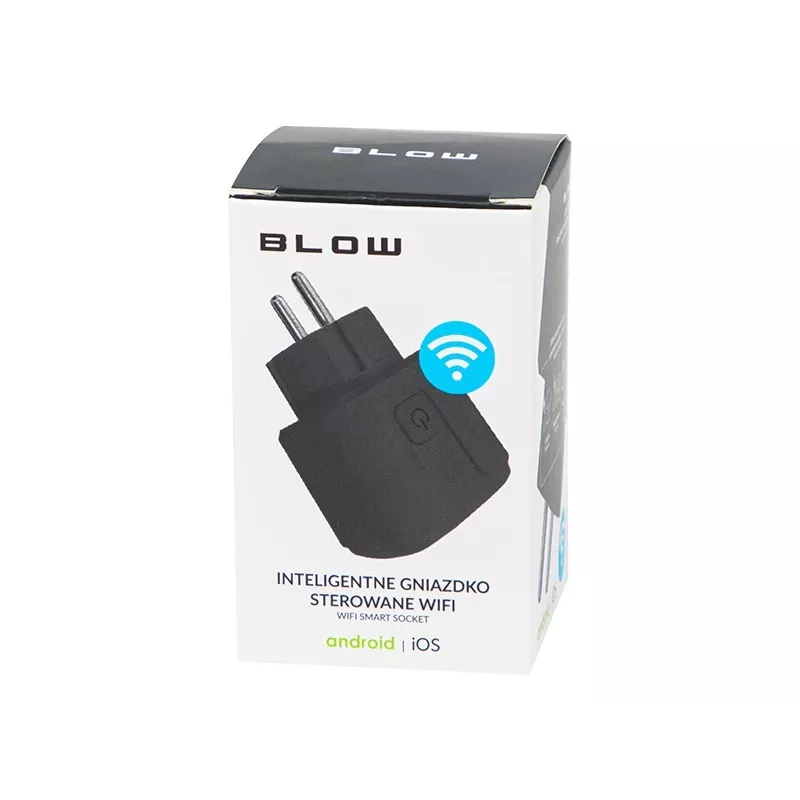 Smart-Steckdose BLOW TUYA V3 WLAN-gesteuert 16A, Einzelsteckdose, Fern-EIN/AUS