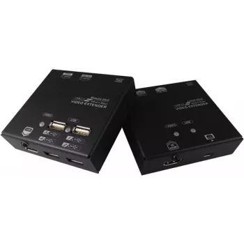 Value KVM-Verlängerung über Cat.6 – HDMI – 4x USB 60 m – 22 x 84 x 78 mm (14.99.3041)