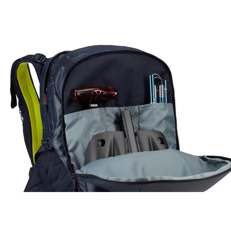 Thule 3610 Upslope 35L Removable Airbag 3.0 Ready Ski And Snowboard Backpack Lime Punch