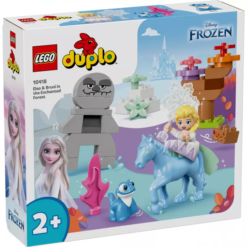 LEGO DUPLO Spielset 10418 — Disney Elsa und Bruni im verzauberten Wald, 31 Teile, 2+ Jahre