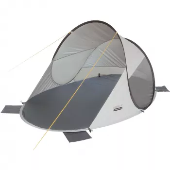 Kuppel-/Igluzelt High Peak Calobra 80 — Grau, 2000×1200×900 mm, Polyester-Bodenplane, Fiberglasstangen