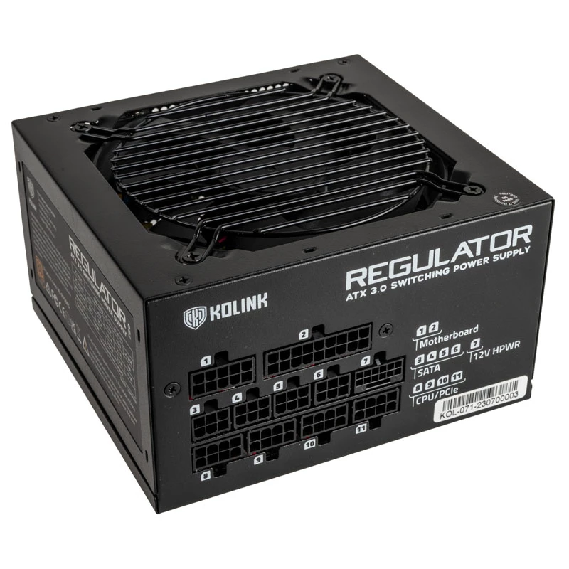 Kolink Regulator 80 PLUS Gold-Netzteil, ATX 3.0, PCIe 5.0, modular - 750 Watt