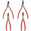 Knipex Sicherungsringzangen-Set 4-tlg. in Rolltasche 19-60mm