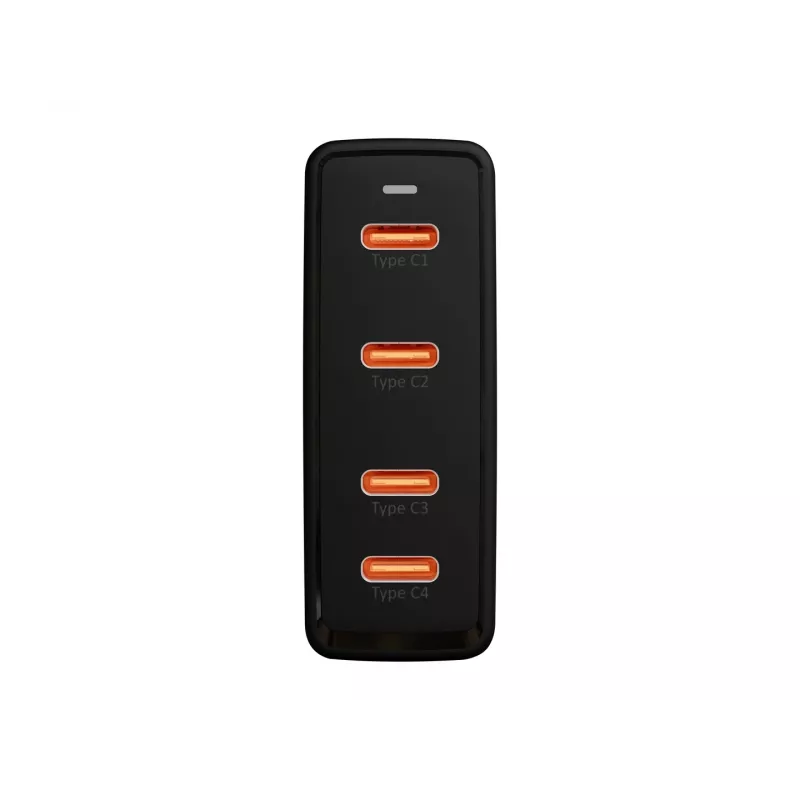 Wandladegerät BLOW 4×USB-C PD 100W GaN, 4 Ports, PD 3.0, PPS, 200–240V Eingang