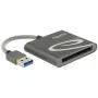 Kartenleser DeLOCK 91525 USB 3.2 Gen 1 Grau