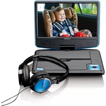 Lenco DVP-910 - DVD-Player - tragbar - Display: 22,9 cm (9 inch) - Blau (DVP910BLAU)