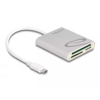 Kartenleser DeLOCK 91005 USB 3.2 Gen 1 Type-C Grau CF MMC MicroSD