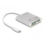 Kartenleser DeLOCK 91005 USB 3.2 Gen 1 Type-C Grau CF MMC MicroSD