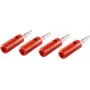 shiverpeaks BS56200-4R Bananenstecker rot (BS56200-4R)