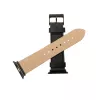 Lederarmband für Apple Watch FIXED FIXLST-434-BK — schwarz, Ersatzband