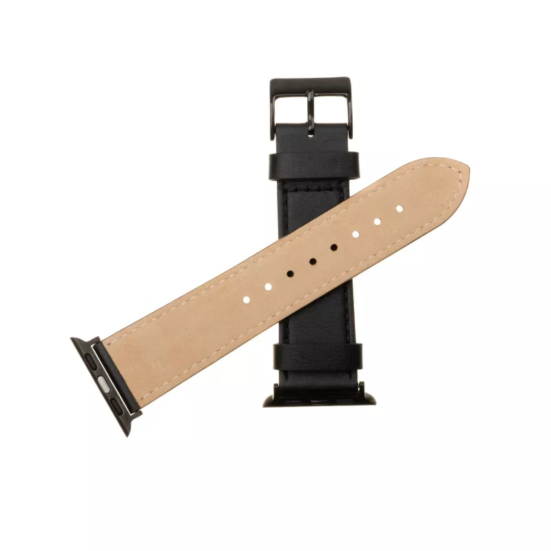 Lederarmband für Apple Watch FIXED FIXLST-434-BK — schwarz, Ersatzband