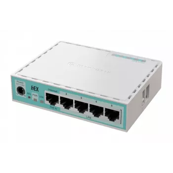 Mikrotik hEX kabelgebundener Router Gigabit Ethernet Weiß