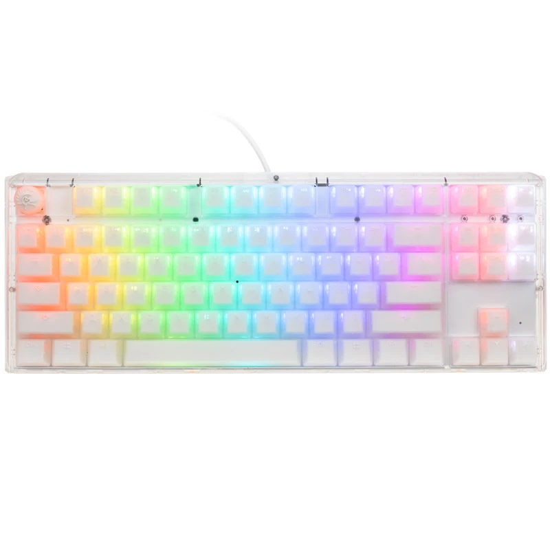 Ducky One 3 TKL Tastatur Gaming USB QWERTY Englisch Weiß