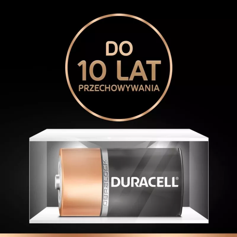 Duracell Basic D (R20) Batterie — 2er-Pack, Primär-Zink-Kohle-Zellen