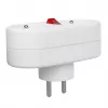 Maclean Stromauslass, Steckdosenverteiler mit 2 Steckdosen und Sicherungsautomat, Typ E, 2x16A, MCE337 E
