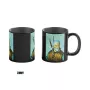 Heat Reveal Mug Good Loot The Witcher 3 Game Art Chronicles - Geralt & Vincent van Gogh 450 ml Schwarz