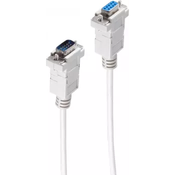 Serielles Kabel ShiverPeaks BS78045-3 Grau 3 m DB-9