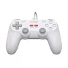 Kabelgebundener Gamecontroller GameSir T3 Lite WT Weiß – ergonomischer kabelgebundener Controller, kompatibel mit PC