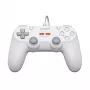 Kabelgebundener Gamecontroller GameSir T3 Lite WT Weiß – ergonomischer kabelgebundener Controller, kompatibel mit PC
