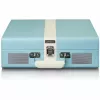 Riemengetriebener Audio-Plattenspieler Lenco TT-110 Blau Weiß halbautomatisch