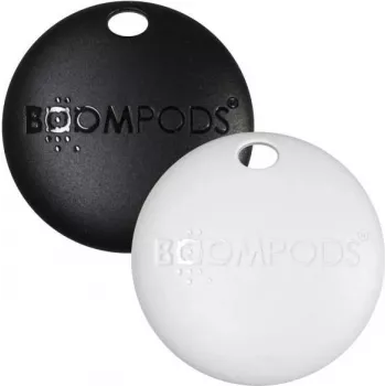 Item Finder Boompods BOOMTAG Schwarz Weiß Batterielebensdauer 8760h