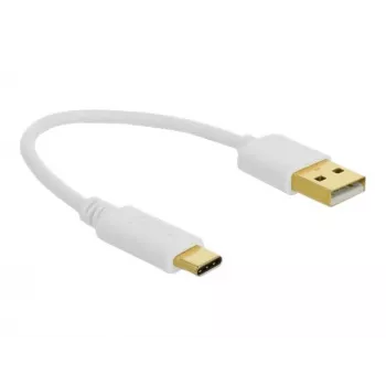USB-Ladekabel DeLOCK Typ-A auf USB Typ-C 15 cm