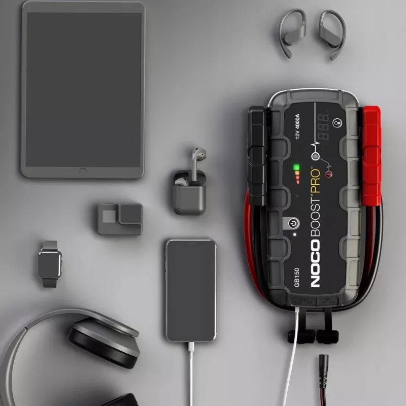 NOCO GB150 Boost 12V 3000A Jump Starter Starthilfegerät mit integrierter 12V/USB-Batterie