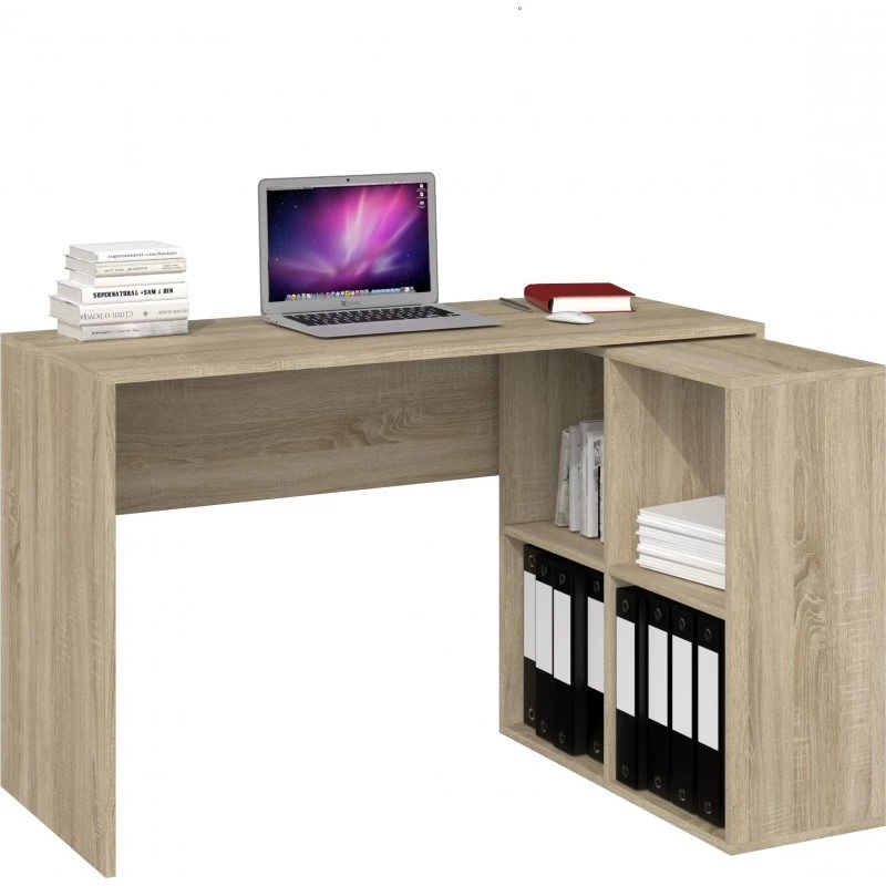 Topeshop BIURKO PLUS SONOMA Computertisch Eichenfarbe