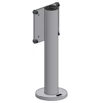 Fixed Height Monitor Mount ergonomic solutions SAFEGUARD04 — VESA 75/100 kompatibel, Schreibtischhalterung mit fester Höhe
