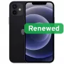 Apple Renew Grade C | iPhone 12 | Schwarz | 6,1 Zoll | Super Retina XDR | A14 Bionic | 4 GB | 64 GB | iOS