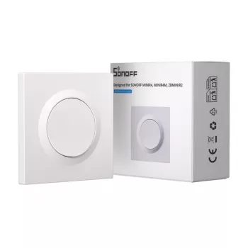 Wandschaltergehäuse Sonoff E1GS mit Neutralleiteranschluss für Einfachinstallation