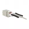 Keystone-Modul DELOCK 86404 – RJ-45 silber, 38,5 × 22,3 × 17,3 mm