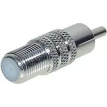 Adapter F-weiblich auf RCA-männlich ShiverPeaks 85326 – koaxialer F-Stecker auf RCA Audio/Video-Adapter
