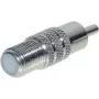 Adapter F-weiblich auf RCA-männlich ShiverPeaks 85326 – koaxialer F-Stecker auf RCA Audio/Video-Adapter