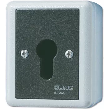JUNG 833.18 G - Schlüsselschalter - 1P - Verdrahtet - Schwarz - Weiß - Thermoplast - IP44