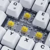Sharkoon SKILLER SGK50 S3 PBT-Tastatur Gaming USB QWERTZ Deutsch Weiß