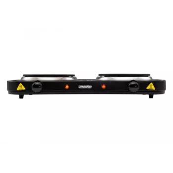 Mesko Home MS 6509 Kochfeld, Schwarz, Arbeitsplatte, Geschlossene Platte, 2 Zone(n)