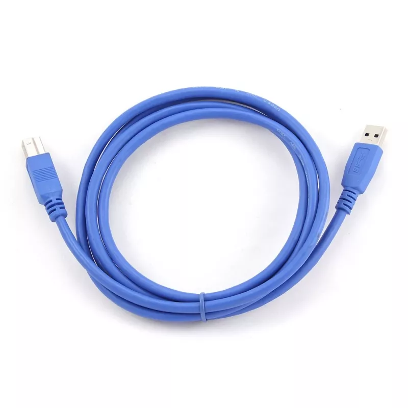 Gembird - USB Kabel - USB Type a (M) Zu USB Type B (M) - USB 3.0 - 1.8 M - Moulded - Blau