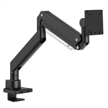 Maclean MC-968 Doppelarm Monitorhalterung mit Gasfeder 17-57 27 kg Schwerlast Stabil Vollbeweglich Halterung Max VESA 200x200